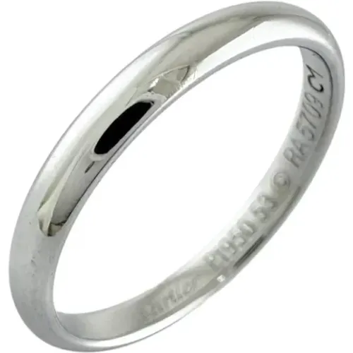 Pre-owned Jewellery, female, , Size: ONE SIZE Pre-owned Platinum rings - Cartier Vintage - Modalova