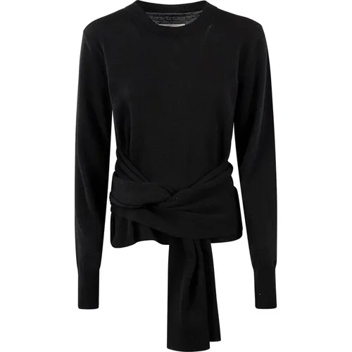 Casual Crewneck Sweater , Damen, Größe: M - MM6 Maison Margiela - Modalova