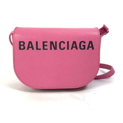 Pre-owned Cross Body Bags, female, , Size: ONE SIZE Pre-owned Leather shoulder-bags - Balenciaga Vintage - Modalova