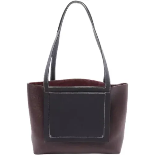 Pre-owned Tote Bags, female, , Size: ONE SIZE Pre-owned Leather shoulder-bags - Hermès Vintage - Modalova