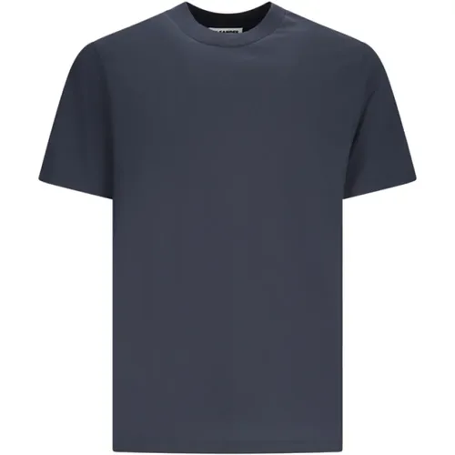 T-Shirts, male, , Size: S Basic Crew Neck Cotton T-Shirt - Jil Sander - Modalova