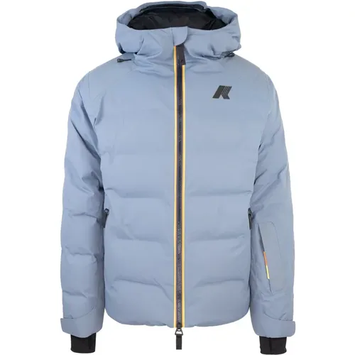 Blaue Schneejacke Meribel , Herren, Größe: M - K-way - Modalova