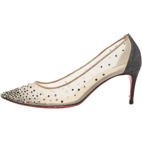 Pre-owned Pumps, female, , Size: 8 1/2 US Pre-owned Mesh heels - Christian Louboutin Pre-owned - Modalova