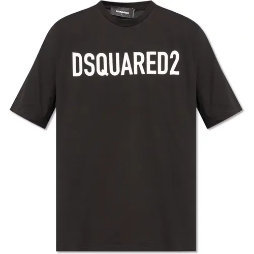 T-shirt with logo , male, Sizes: XL, M, S, L - Dsquared2 - Modalova
