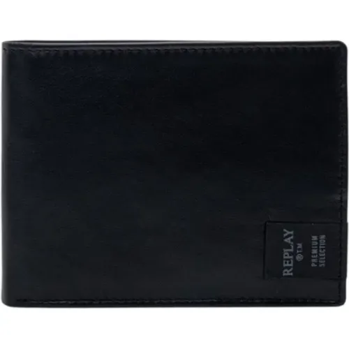 Wallets & Cardholders, male, , Size: ONE SIZE Card Holder Wallet - Replay - Modalova