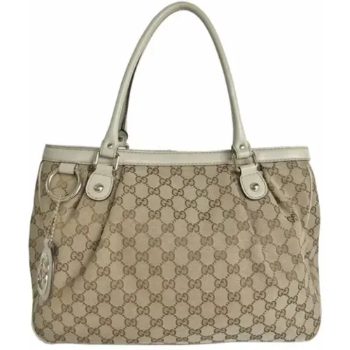 Pre-owned Tote Bags, female, , Size: ONE SIZE Pre-owned Leather gucci-bags - Gucci Vintage - Modalova