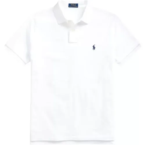 Polo Shirts, male, , Size: 2XL Custom Slim Cotton Piqué Polo Shirt - Polo Ralph Lauren - Modalova