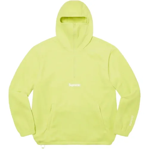 Limitierte Auflage Polartec Facemask Half Zip Pullover , Herren, Größe: L - Supreme - Modalova