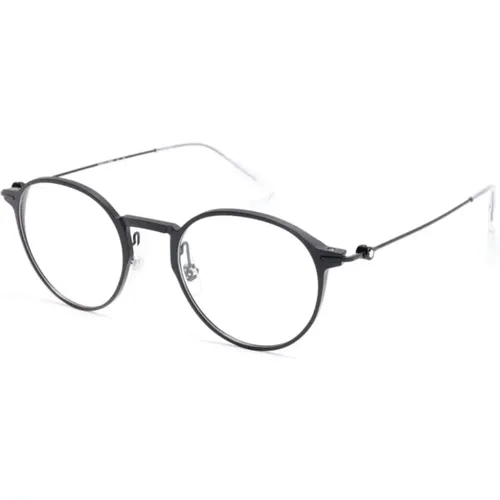 Glasses, male, , Size: 49 MM Mb0357O 002 Optical Frame - Montblanc - Modalova