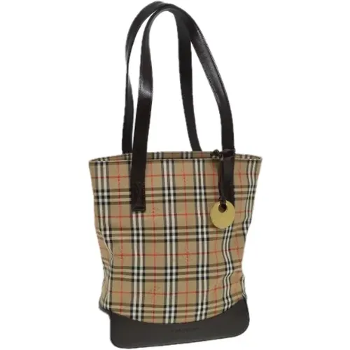 Pre-owned Tote Bags, female, , Size: ONE SIZE Pre-owned Canvas totes - Burberry Vintage - Modalova