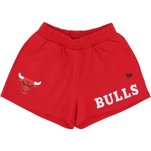 Sportswear, female, , Size: M Chicago Bulls Logo Shorts /Black - new era - Modalova