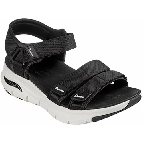 Arch fit blk sandalen , Damen, Größe: 41 EU - Skechers - Modalova