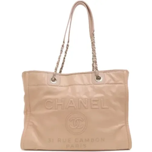 Pre-owned Tote Bags, female, , Size: ONE SIZE Pre-owned Leather totes - Chanel Vintage - Modalova