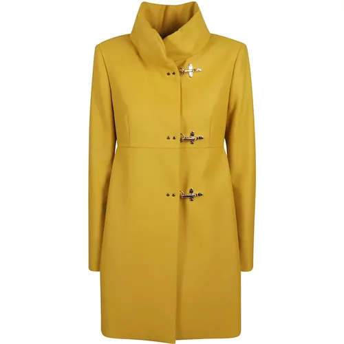 Wool Blend Coat Made in Italy , female, Sizes: XS - Fay - Modalova