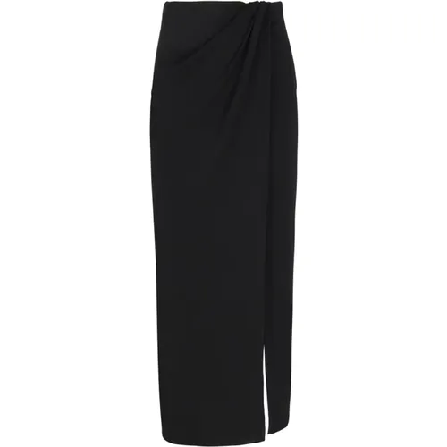 Draped Skirt with Side Slit , female, Sizes: XS - Andamane - Modalova