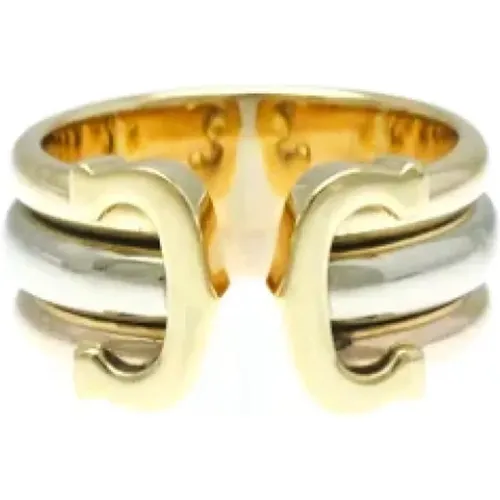 Pre-owned Jewellery, female, , Size: ONE SIZE Pre-owned Gold rings - Cartier Vintage - Modalova