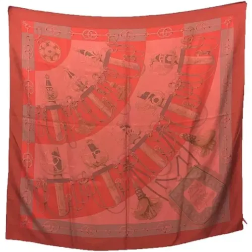 Pre-owned Scarves, female, , Size: ONE SIZE Pre-owned Silk scarves - Hermès Vintage - Modalova