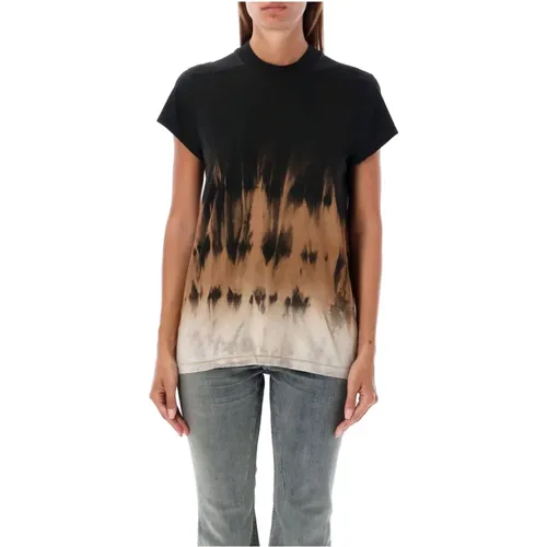 Tie-Dye T-Shirt Terra Aw24 , female, Sizes: M, S - Rick Owens - Modalova