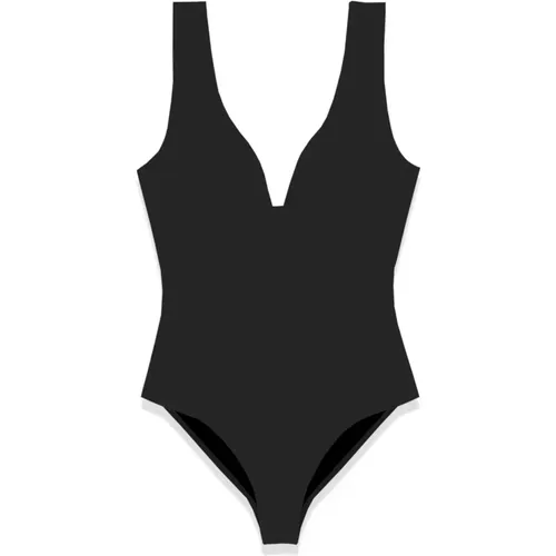 Schwarze Meereskleidung Stil Calliope05188F , Damen, Größe: L - MC2 Saint Barth - Modalova