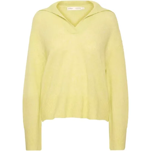 Lime Sorbet V-Neck Sweater , female, Sizes: 3XL, S, XS, 2XL, L, XL, M - InWear - Modalova