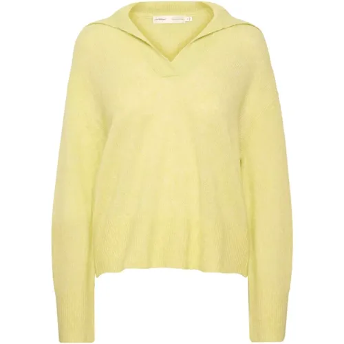 Lime Sorbet V-Neck Sweater , female, Sizes: XS - InWear - Modalova