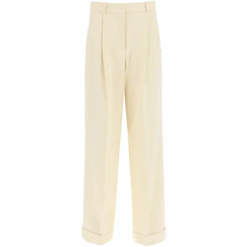 Wide Trousers , female, Sizes: 2XS, XS - SPORTMAX - Modalova