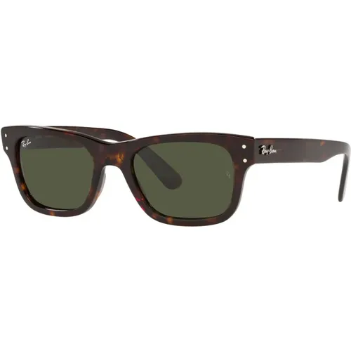 Rechteckige Sonnenbrille MR Burbank Rb2283 , unisex, Größe: 55 MM - Ray-Ban - Modalova