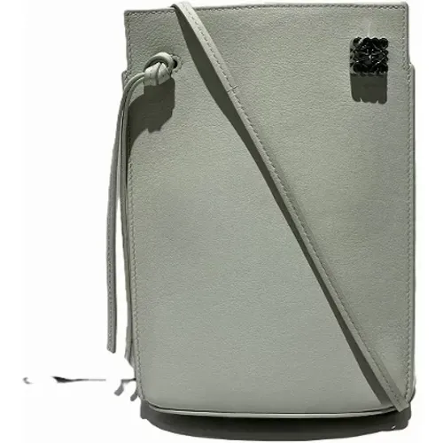 Pre-owned Cross Body Bags, female, , Size: ONE SIZE Pre-owned Leather shoulder-bags - Loewe Pre-owned - Modalova