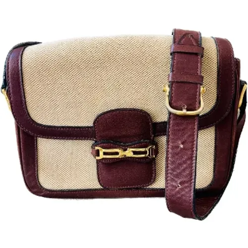 Pre-owned Cross Body Bags, female, , Size: ONE SIZE Pre-owned Leather celine-bags - Celine Vintage - Modalova