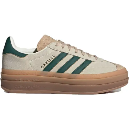 Sneakers, male, , Size: 5 2/3 US Gazelle Bold Cream Green Sneakers - adidas Originals - Modalova