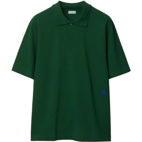 Stylish Ivy Jersey Polo Shirt , male, Sizes: L, S, XL - Burberry - Modalova