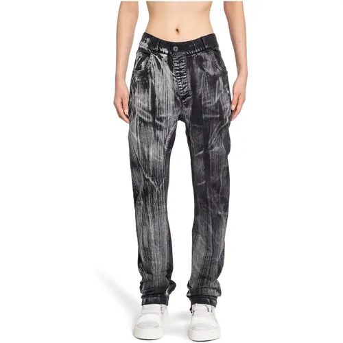 Denim Distressed Pants with 5 Pockets , male, Sizes: L, M - Boris Bidjan Saberi - Modalova