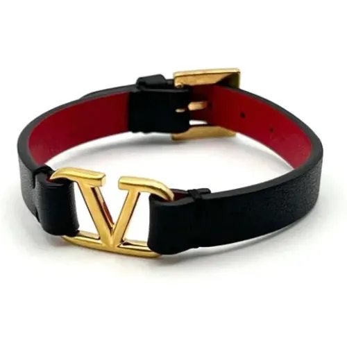 Pre-owned Leather bracelets , female, Sizes: ONE SIZE - Valentino Vintage - Modalova