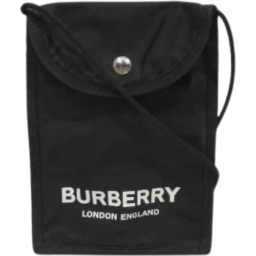 Pre-owned Cross Body Bags, male, , Size: ONE SIZE Pre-owned Nylon Shoulder Bag - Burberry Vintage - Modalova