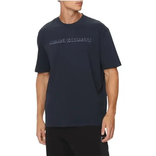 Kurzarm Modisches T-Shirt , Herren, Größe: XL - Armani Exchange - Modalova