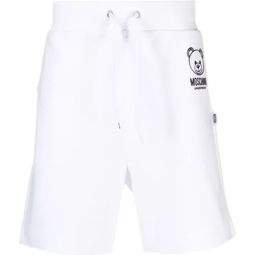 Weiße Unterwäsche Shorts , Herren, Größe: 2XL - Moschino - Modalova