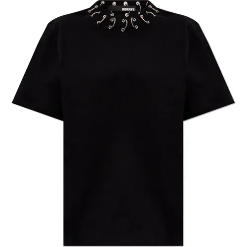 Oversize T-Shirt , Damen, Größe: XS - Rotate Birger Christensen - Modalova