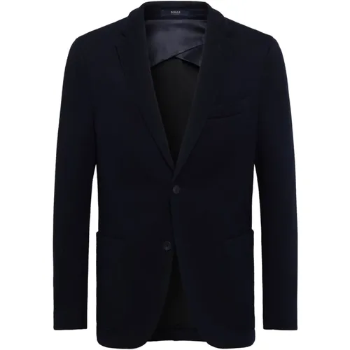 Woll-Jersey-Blazer Stil Bari , Herren, Größe: 2XL - Boggi Milano - Modalova