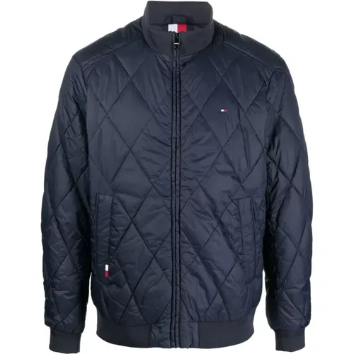 Blaue Bomberjacke Tommy Hilfiger - Tommy Hilfiger - Modalova