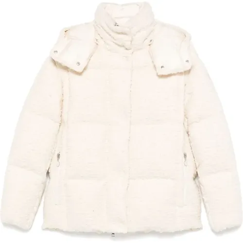 Light Goose Down Coat , female, Sizes: L - Moncler - Modalova