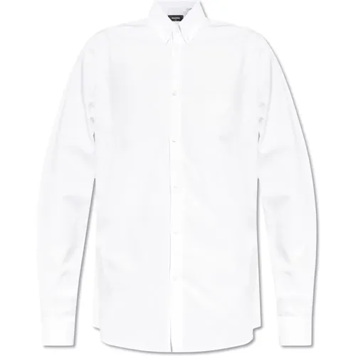 Shirt mit Logo , Herren, Größe: L - Dsquared2 - Modalova