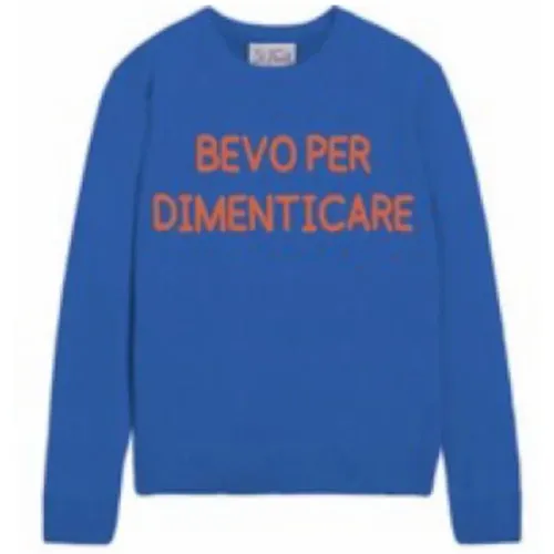 Cashmere Jacquard Sweater Bevo Forget , male, Sizes: L - MC2 Saint Barth - Modalova