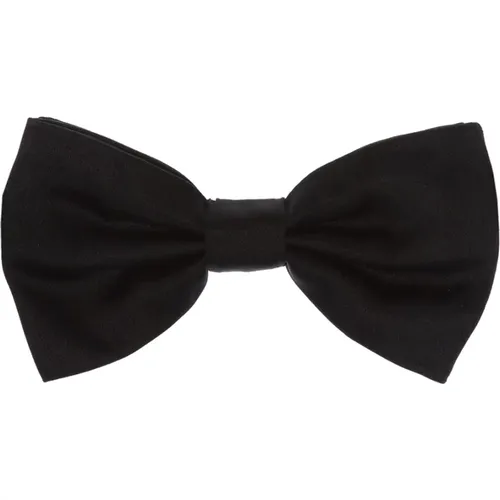 Bowties, male, , Size: ONE SIZE Silk bow tie - Dolce & Gabbana - Modalova