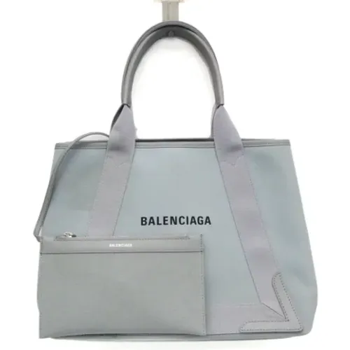 Pre-owned Tote Bags, female, , Size: ONE SIZE Pre-owned Canvas handbags - Balenciaga Vintage - Modalova