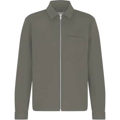 Zip Jacket Khaki , male, Sizes: XL, L - drykorn - Modalova