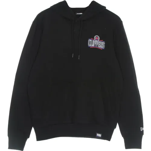 Hoodies, male, , Size: S NBA Neon LA Clippers Hoodie - new era - Modalova