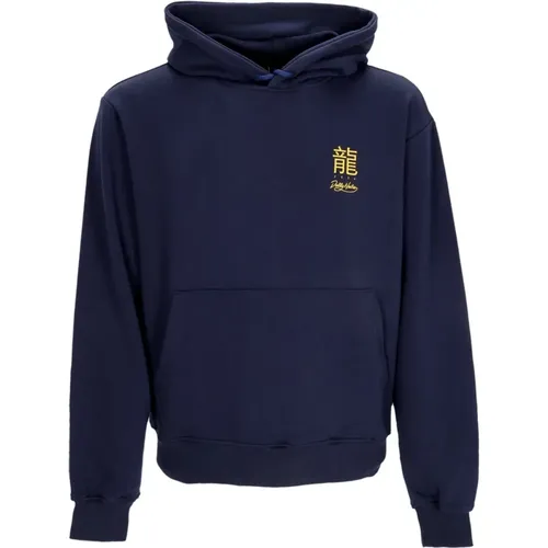 Dragon Lightweight Hoodie Navy , male, Sizes: M - Dolly Noire - Modalova