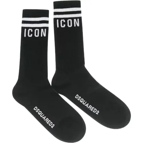 Socks, male, , Size: XS Stylish Socks - Dsquared2 - Modalova