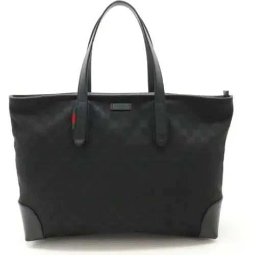 Pre-owned Tote Bags, female, , Size: ONE SIZE Pre-owned Canvas gucci-bags - Gucci Vintage - Modalova