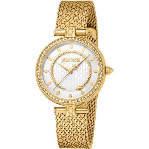 Watches, female, , Size: ONE SIZE Analog Stainless Steel Womens Watch - Just Cavalli - Modalova